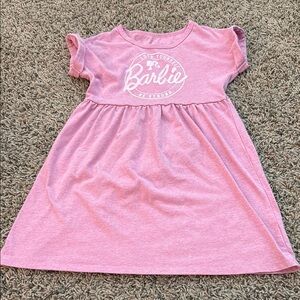 Barbie Pink Casual Kids Dress